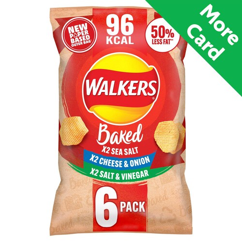 Walkers Baked Variety Multipack Snacks Crisps 