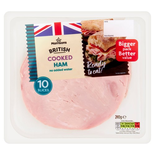 Morrisons British Cooked Ham 240G