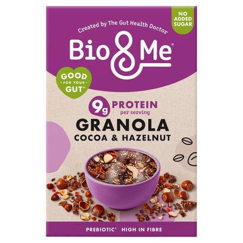 Bio & Me Cocoa & Hazelnut Protein Boosted Granola 