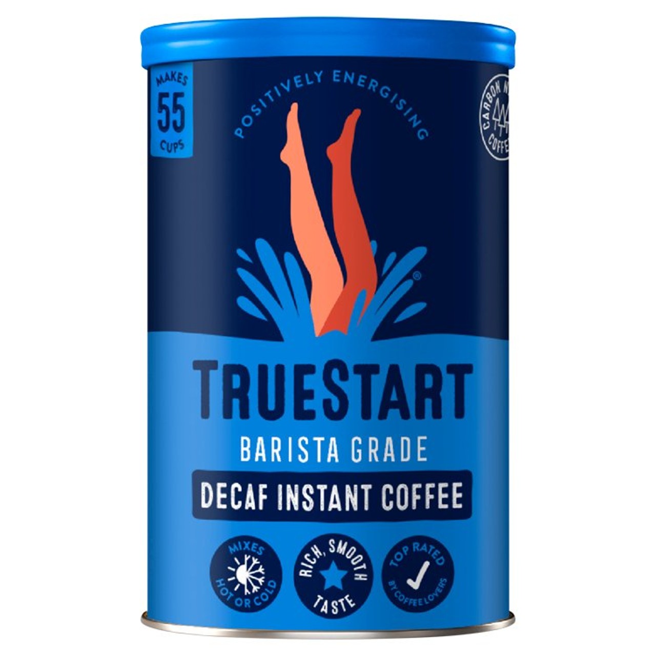 Truestart Coffee Barista Grade Decaf Instant Coffee