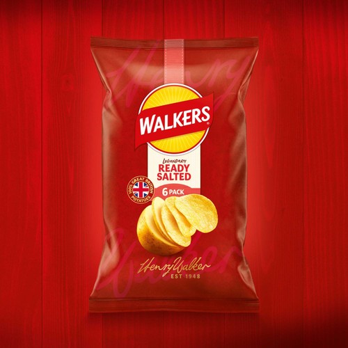 Walkers Ready Salted Multipack Crisps 6 Pack