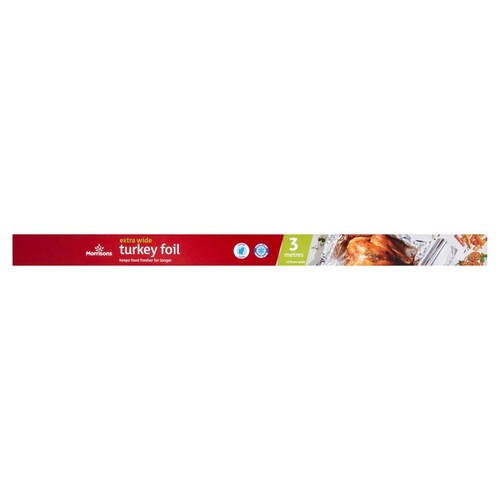 Morrisons Turkey Foil 550mm Wide 3 Metres