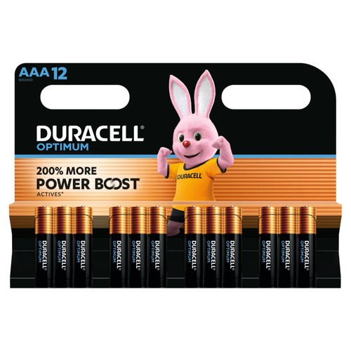 Duracell Optimum AAA Alkaline Batteries LR03