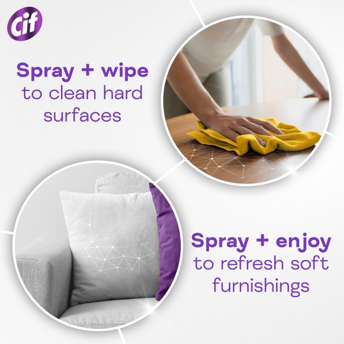 Cif Infinite Clean All in One Cleaner Spray Lavender & Eucalyptus 280ml