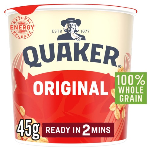 Quaker Oat So Simple Original Porridge Pot 45g
