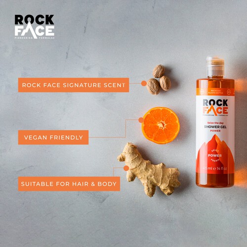 Rock Face Power Shower Gel 