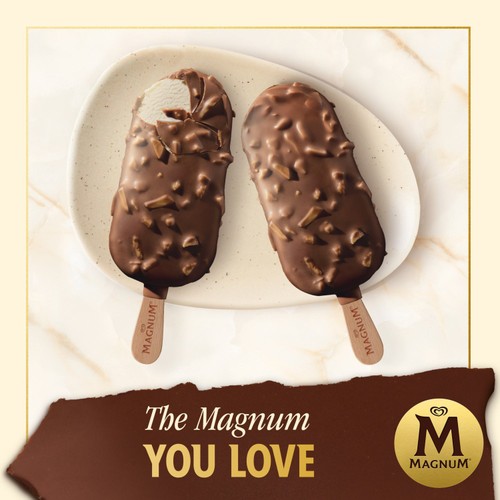 Magnum Almond Ice Cream Sticks 6 x 100ml