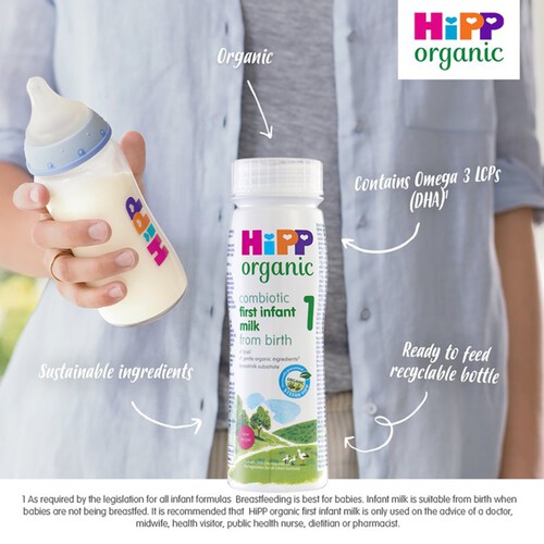  HiPP Organic Combiotic First Infant Milk 1 From Birth Onwards