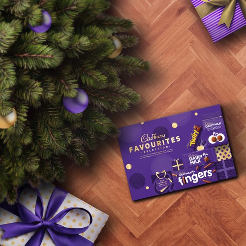 Cadbury Chocolate Favourites Christmas Selection Box 351g