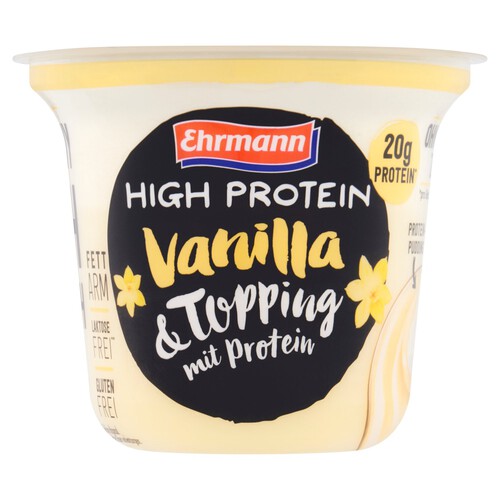 Ehrmann High Protein Vanilla Pudding & Topping