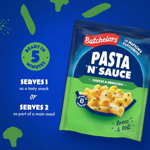 Batchelors Pasta 'n' Sauce Cheese, Leek & Ham Flavour Pasta Sachet 99g