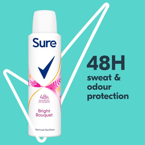 Sure Motion Sense Bright Bouquet Deodorant 150ml