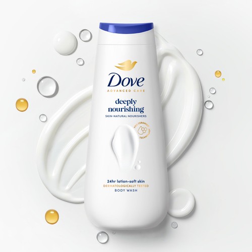 Dove Deeply Nourishing Advanced Body Wash Shower Gel  400ml