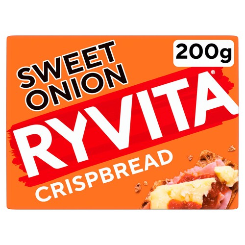 Ryvita Crispbread Sweet Onion Crackers