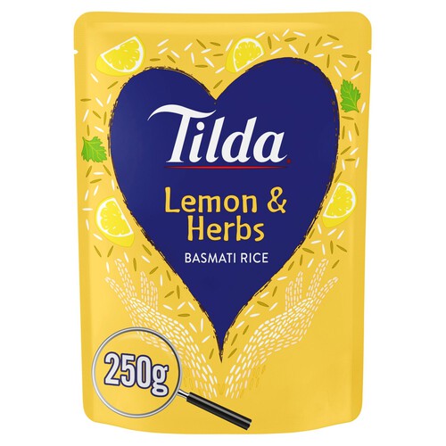 Tilda Microwave Lemon and Herbs Basmati Rice