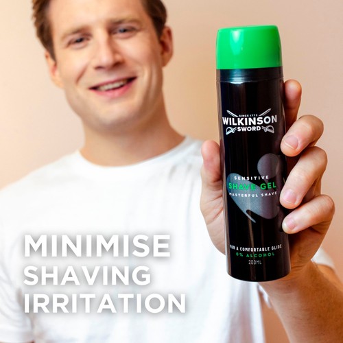 Wilkinson Sword Masterful Shave Sensitive Shave Gel 200ml