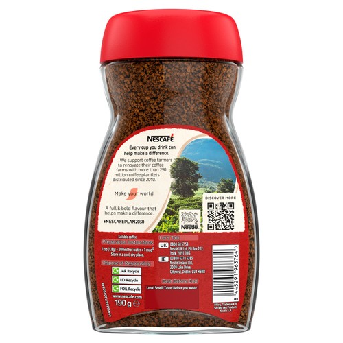 Nescafe Original Instant Coffee 190g