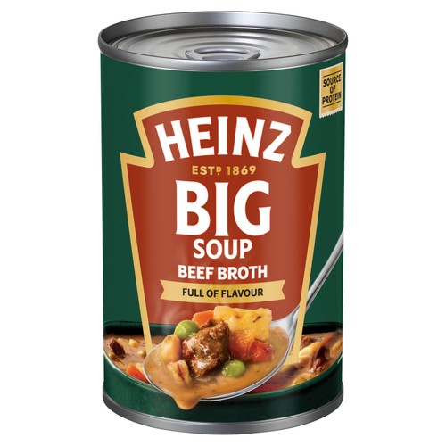 Heinz Beef Broth Chunky Big Soup 