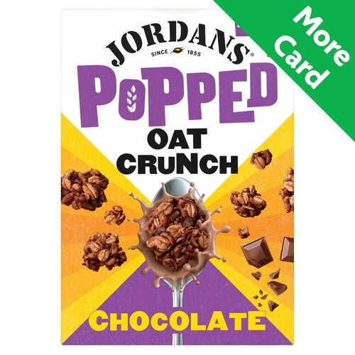 Jordans Popped Oat Crunch Chocolate Breakfast Cereal