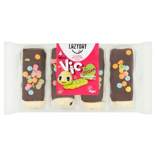 Lazy Day Free From Mini Caterpillar Cake Bars