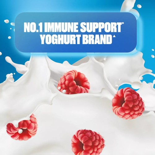 Actimel 0% Fat Raspberry Yogurt Drinks