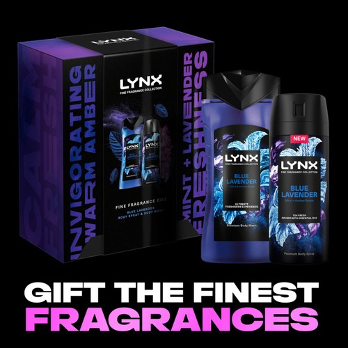 Lynx Fine Fragrance Duo Blue Lavender Gift Set