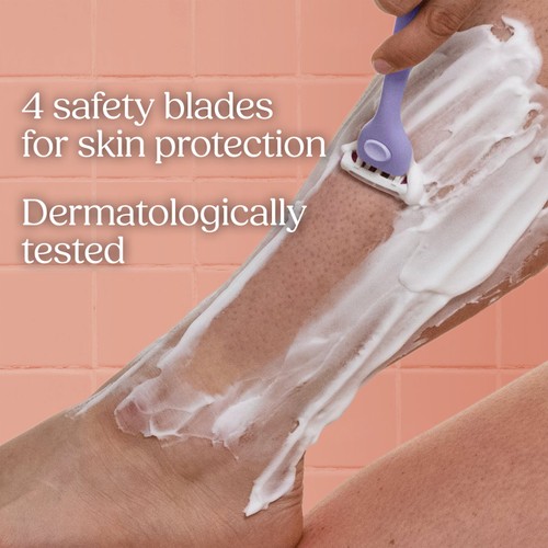Wilkinson Sword Quattro For Women Rose Gold 1 Razor + 4 Blades