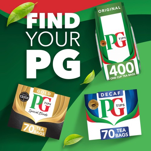 PG Tips Original 400 Tea Bags 