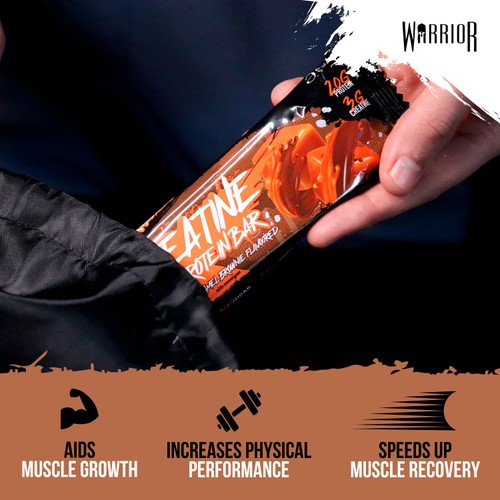Warrior Creatine Bar Salted Caramel Brownie 75g