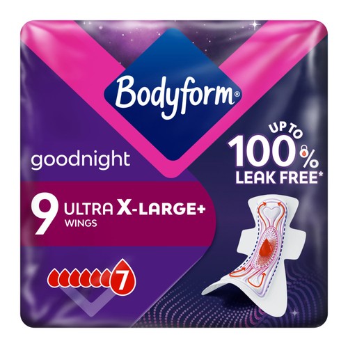 Bodyform Ultra Night XL Sanitary Towels with wings