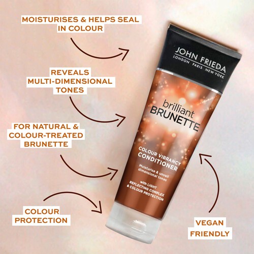 John Frieda Brilliant Brunette Moisturising Conditioner 