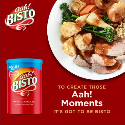 Bisto Reduced Salt Gravy Granules Beef 450g