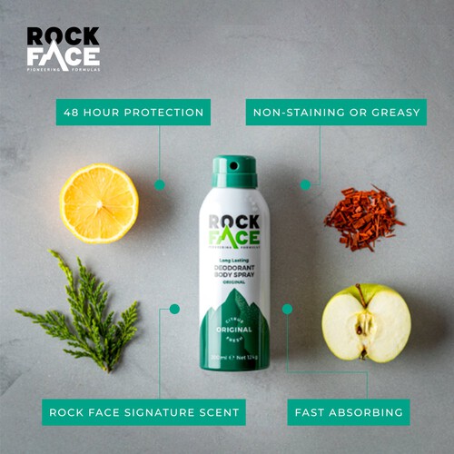 Rock Face Original Body Spray Deodorant 