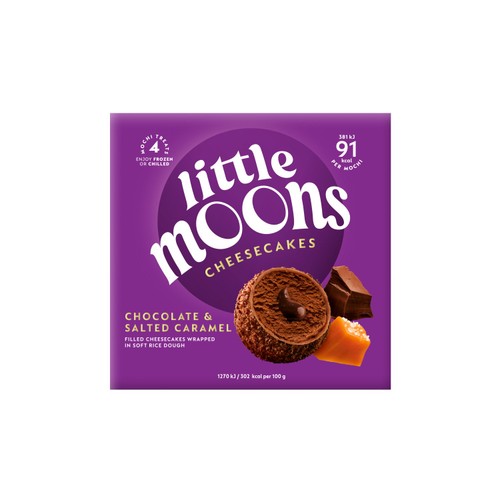 Little Moons Belgian Chocolate & Salted Caramel Cheesecakes Mochi