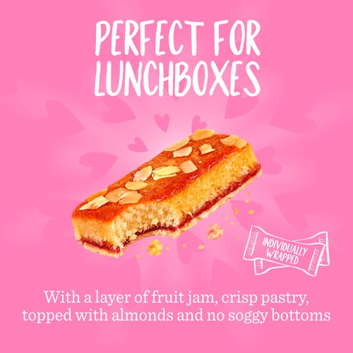 Mrs Crimble's Gluten Free 4 Big Bakewell Slices 
