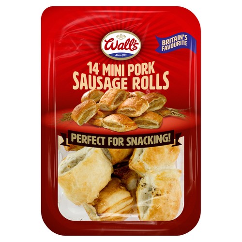 Wall's Mini Pork Sausage Rolls 14 Pack