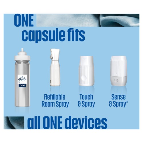 Glade One Touch & Spray Pure Clean Linen 13Ml
