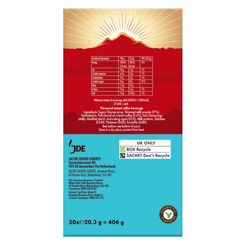Kenco Iced/Hot Salted Caramel 20x20.3 Sachets