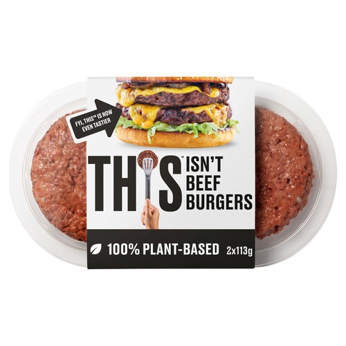 This Isn't Beef 2 Plant Based Burgers