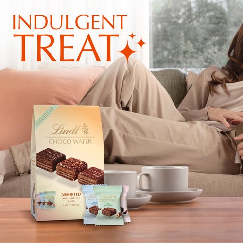 Lindt Choco Wafer Assorted Chocolate Sharing Box 138g