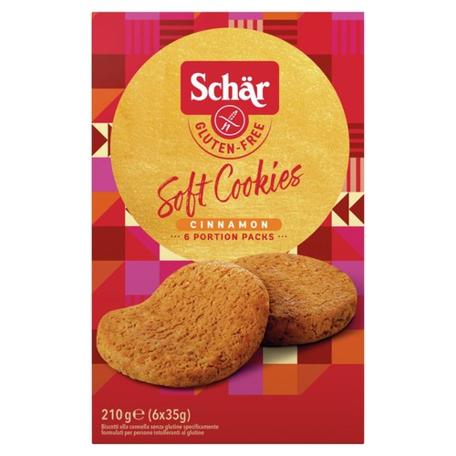 Schar Soft Cookie Cinnamon 6 pack