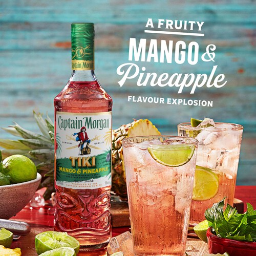 Captain Morgan Tiki Mango & Pineapple Rum Based Spirit  