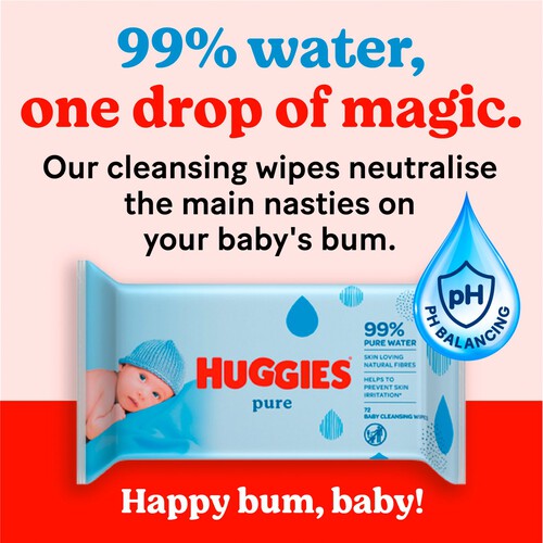 Huggies Pure Baby Wipes