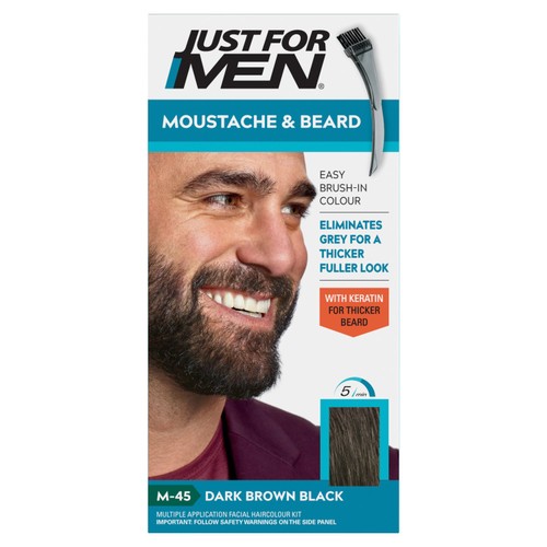 Just For Men Moustache & Beard Dark Brown - Black