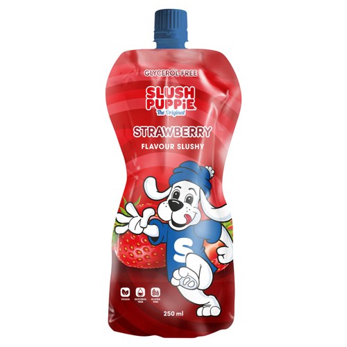 Slush Puppie Strawberry Kids Slush Drink 250ml