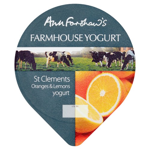 Ann Forshaw's  Farmhouse Yogurt St Clements Yogurt