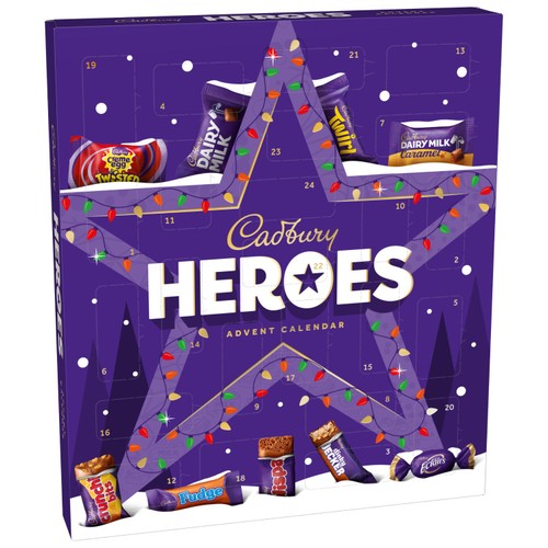 Cadbury Heroes Chocolate Christmas Advent Calendar 230g