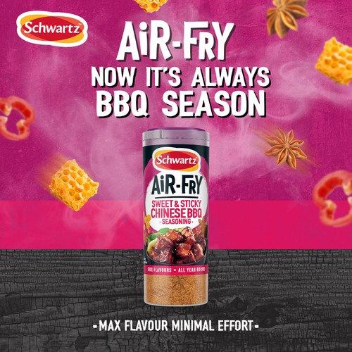Schwartz Air Fry Sweet Sticky Chinese BBQ Seasoning 125g