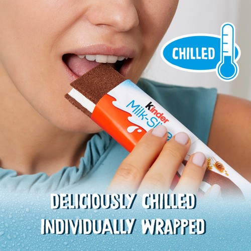 Kinder Milk Slice Chilled Snack bar 3 x 28g