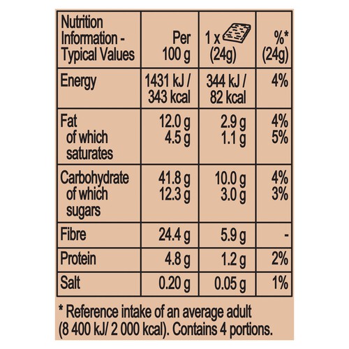 Fibre One Snack Bars Cookies & Cream Drizzle Snack Bars